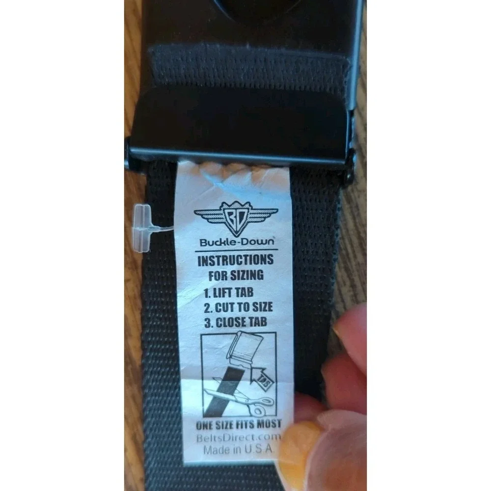 Superman Adjustable Belt Adjustable Strapone Size‎ Fits Most Buckle-Down Mens